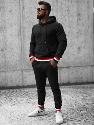 Vīriešu treniņtērps melns OZONEE JS/8C60/3