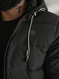 Vīriešu jaka melna OZONEE JS/57M7502/392Z