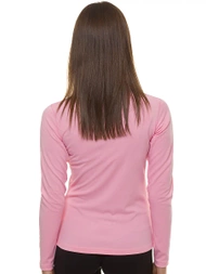 Sieviešu džemperis ar rāvējslēdzēju gaiši sārts OZONEE JS/HD152/25