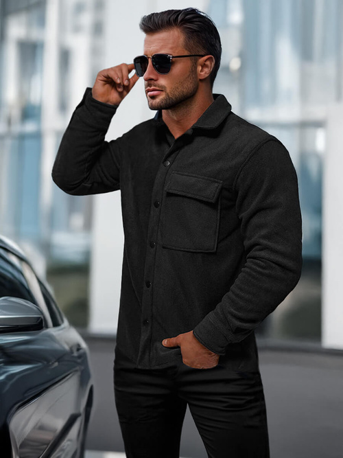 Vīriešu krekls melns OZONEE O/GOM23040Z