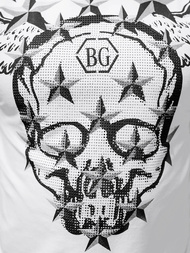 Vīriešu t-krekls balts OZONEE NB/MT3053Z