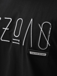 Vīriešu t-krekls melns OZONEE O/QQ1185