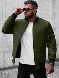 Vīriešu bomber virsjaka zaļa OZONEE JS/MY02Z