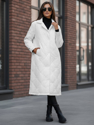 Sieviešu jaka balta OZONEE JS/5M3177/281Z