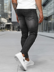 Vīriešu džinsi melni OZONEE NB/MP0142NZ