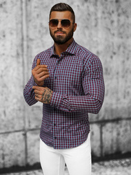 Vīriešu krekls krāsains OZONEE O/0722Z