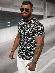 Vīriešu T-krekls Melns OZONEE JS/8T1205/3