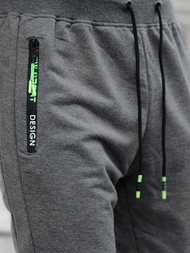 Vīriešu sporta bikses grafīta OZONEE JS/YLB88010Z