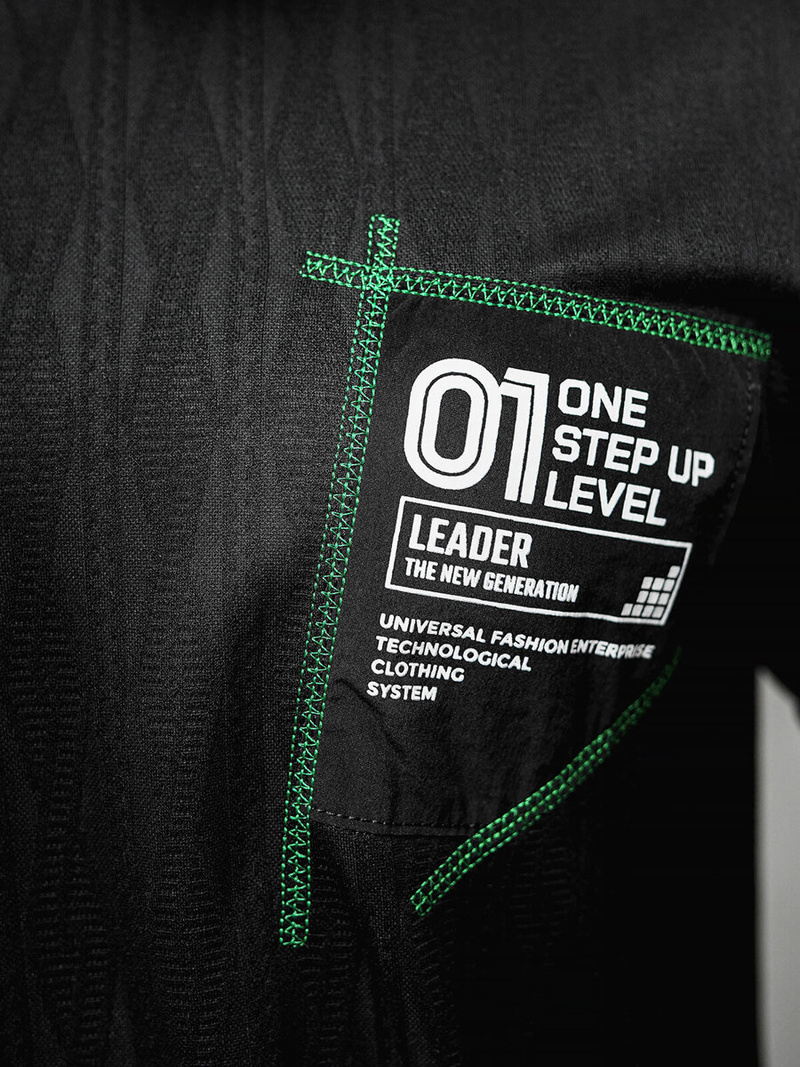 Vīriešu T-krekls Melns OZONEE O/3C333