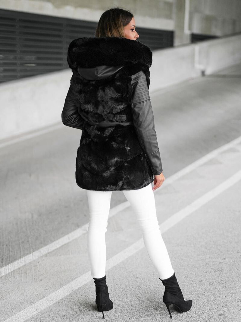 Sieviešu jaka melna OZONEE JS/11Z8090Z