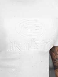 Vīriešu t-krekls balts OZONEE O/QQ1390