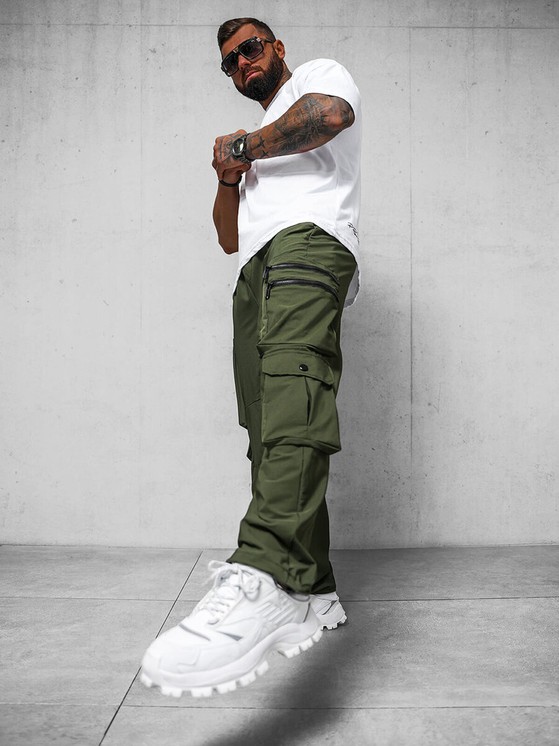 Vīriešu Bikses Haki OZONEE O/PS5527