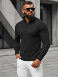 Vīriešu svīteris melns OZONEE NB/MM6004/4Z