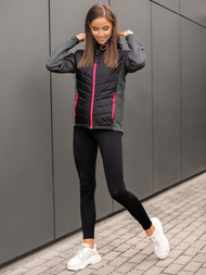 Sieviešu virsjaka melna OZONEE JS/KSW4003Z