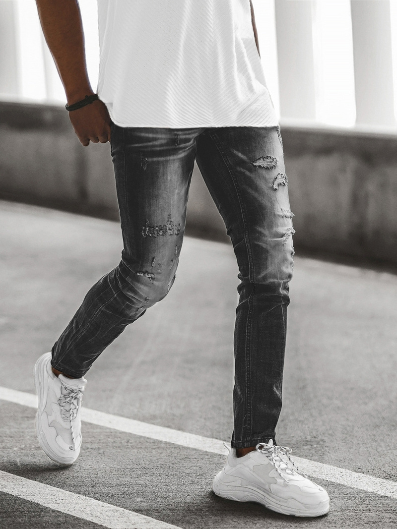 Vīriešu bikses debesu pelēki OZONEE NB/MP0005GZ