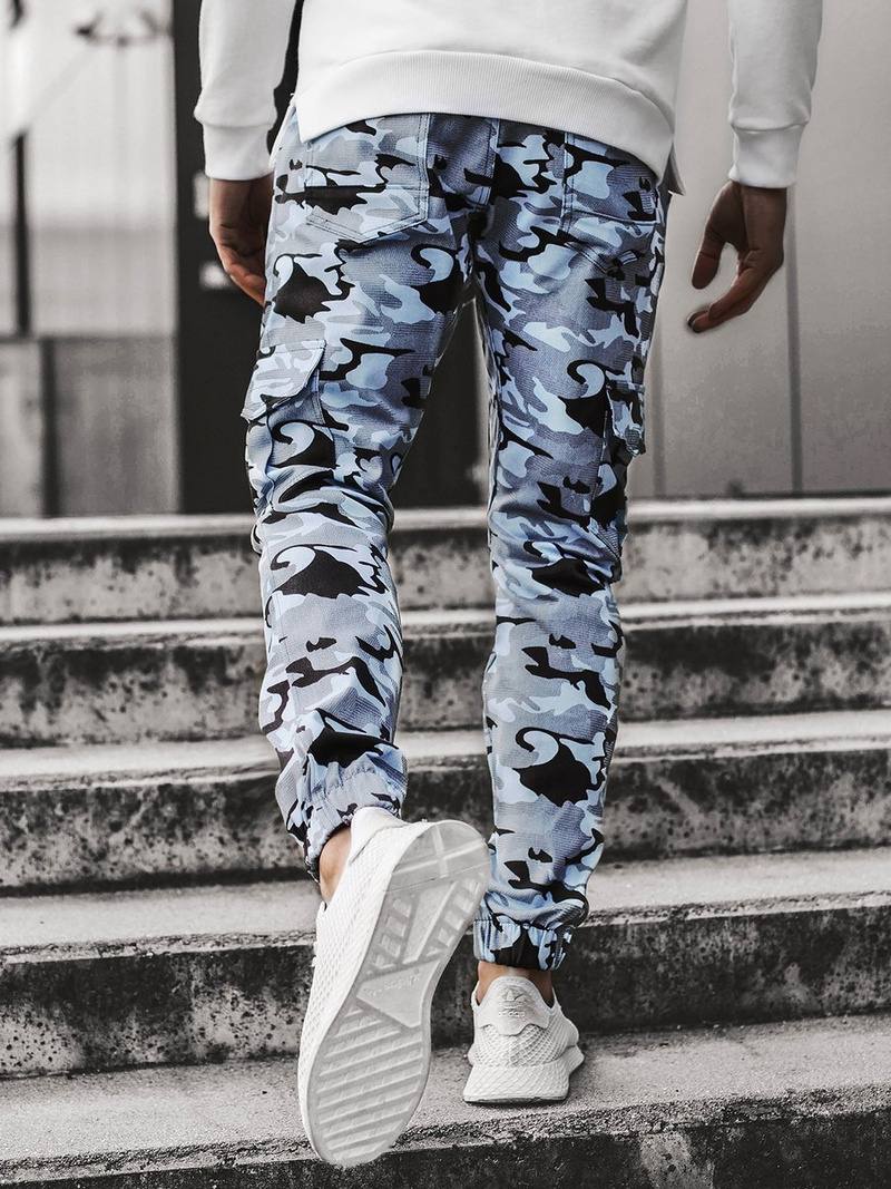 Vīriešu jogger bikses debesu zilas OZONEE A/404