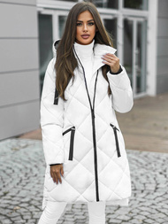 Sieviešu jaka balta OZONEE JS/5M3168/281Z