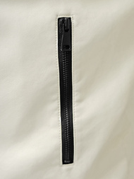 Vīriešu ādas virsjaka ecru OZONEE JS/11Z8107