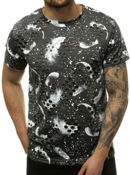 Vīriešu T-krekls grafīta OZONEE JS/KS2111