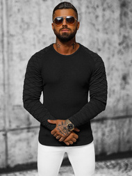 Vīriešu svīteris melns OZONEE L/2486Z