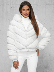 Sieviešu jaka balta OZONEE JS/11Z8165Z