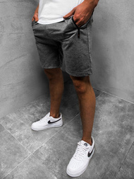 Vīriešu šorti tumši-pelēki OZONEE JS/XW38Z