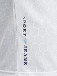 Vīriešu polo krekls balta OZONEE O/QQ922