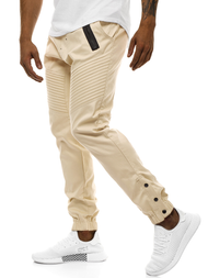 Vīriešu chino jogger bikses smilšu OZONEE A/0952