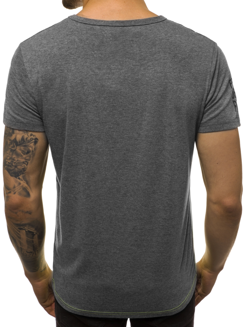 Vīriešu T-krekls grafīta OZONEE JS/SS10979