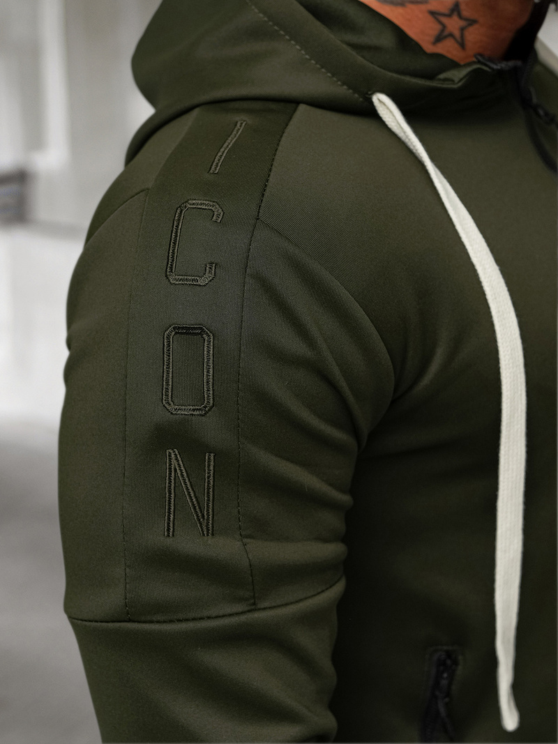 Vīriešu treniņtērps haki OZONEE O/LN11760