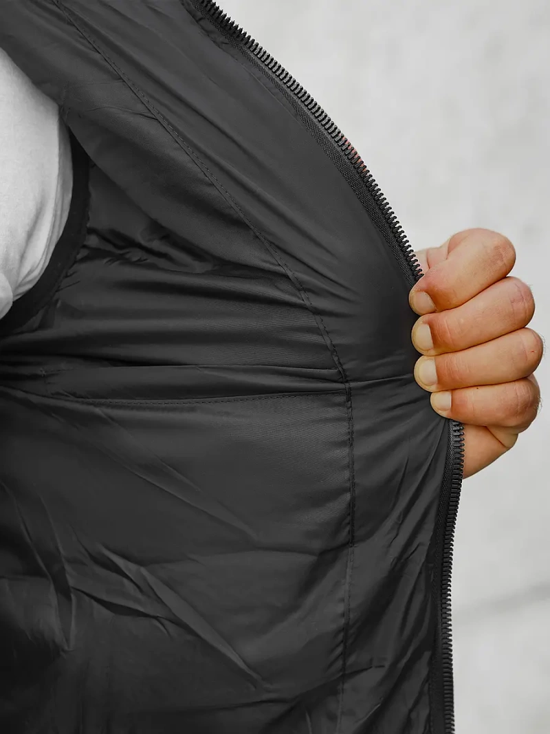 Vīriešu veste melna OZONEE JS/M805/392