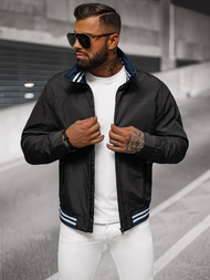 Vīriešu pārejas virsjaka melna OZONEE JS/5M3101/392Z