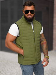 Vīriešu veste zaļa OZONEE JS/31M5062/136