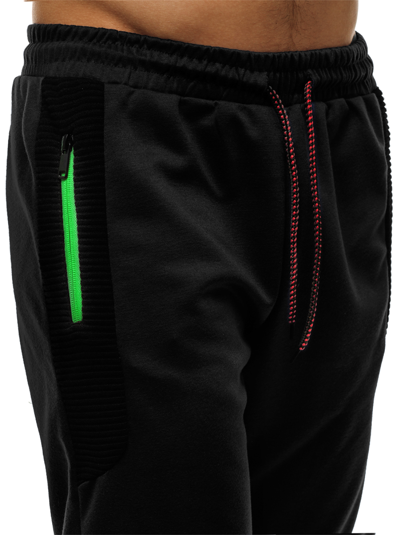 Vīriešu sporta bikses melnas OZONEE JS/JZ11020Z