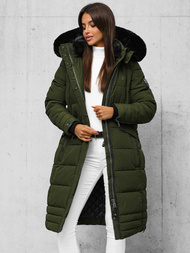 Sieviešu jaka haki OZONEE O/W377