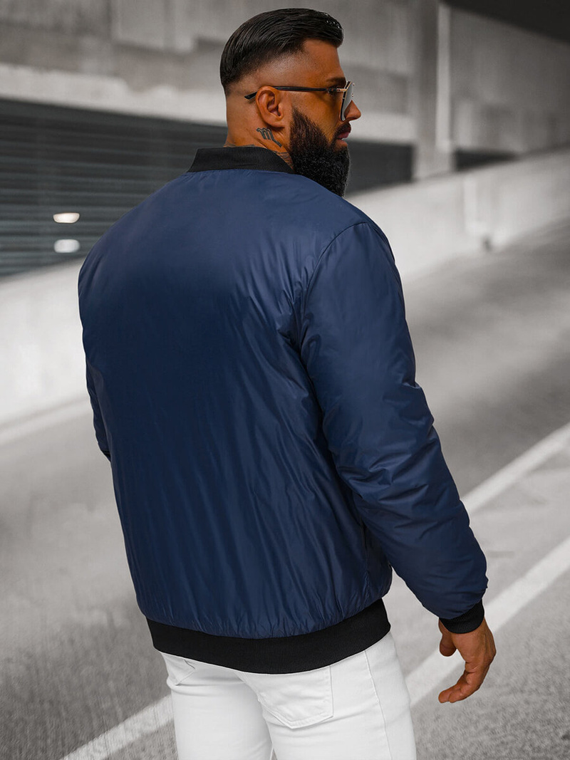 Vīriešu virsjaka tumši zila OZONEE JS/AK95Z