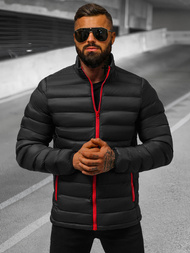 Vīriešu pārejas virsjaka melna/2 OZONEE JB/JP1111