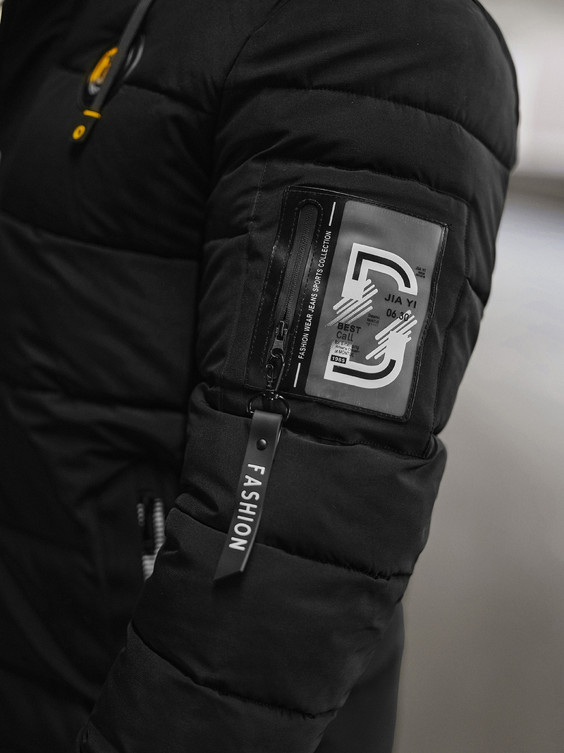 Vīriešu jaka melna OZONEE JS/57M7503/392