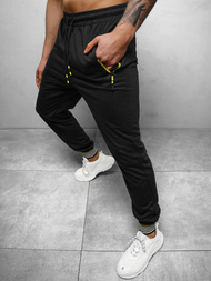 Vīriešu sporta bikses melnas OZONEE JS/68K10332