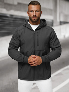 Vīriešu softshell jaka grafīta OZONEE JS/27B6529/5