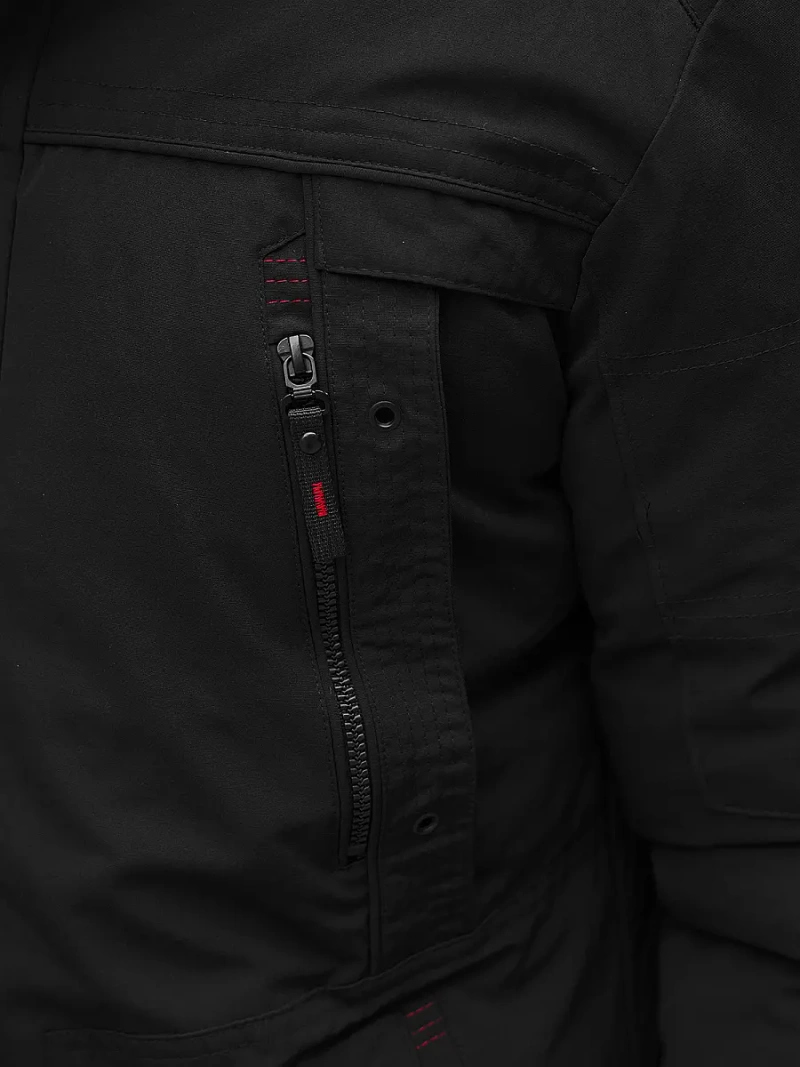 Vīriešu virsjaka melna OZONEE JS/M713/392