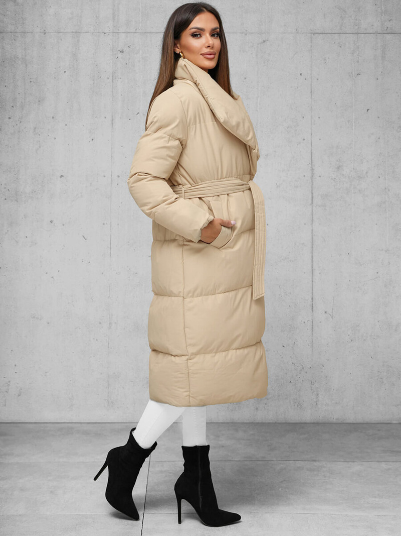 Sieviešu ziemas jaka smilšu OZONEE JS/M737/62Z