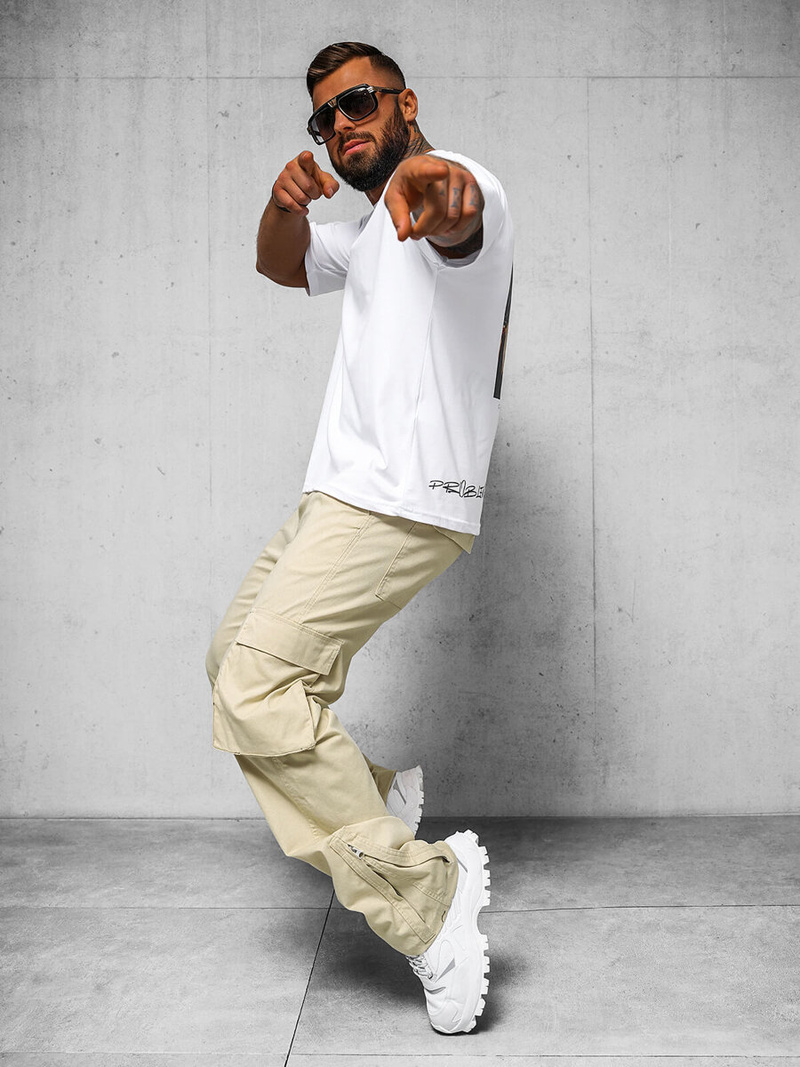 Vīriešu Bikses Smilšu OZONEE O/G3016Z