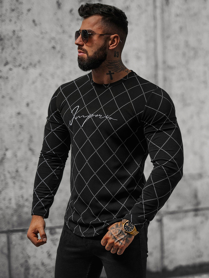 Vīriešu jaka melna OZONEE O/5919BZ