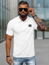Vīriešu polo krekls balts OZONEE NB/MT3018Z