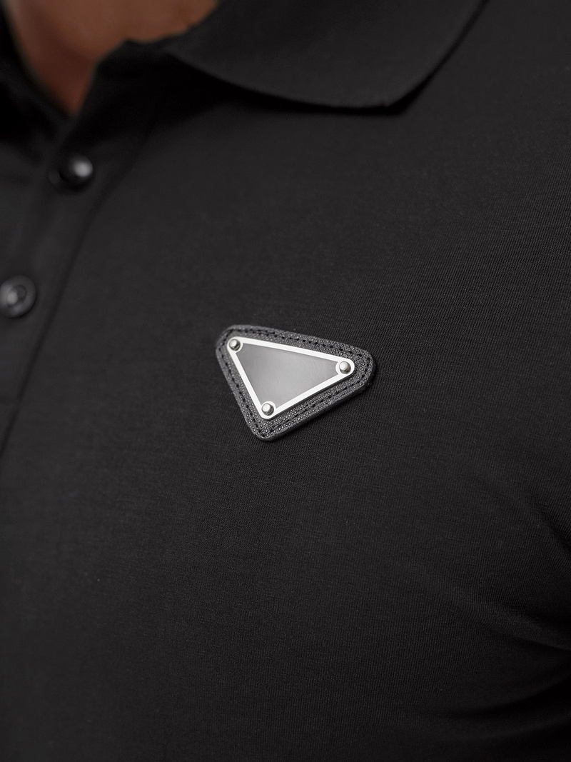 Vīriešu polo krekls melns OZONEE NB/MT3122