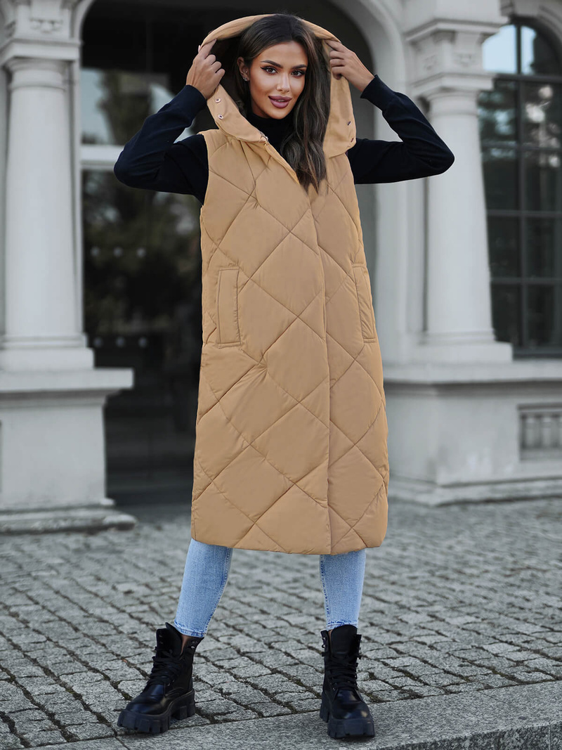 Sieviešu veste camel OZONEE JS/5M3165/84Z