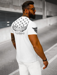 Vīriešu t-krekls balts OZONEE NB/MT3053Z