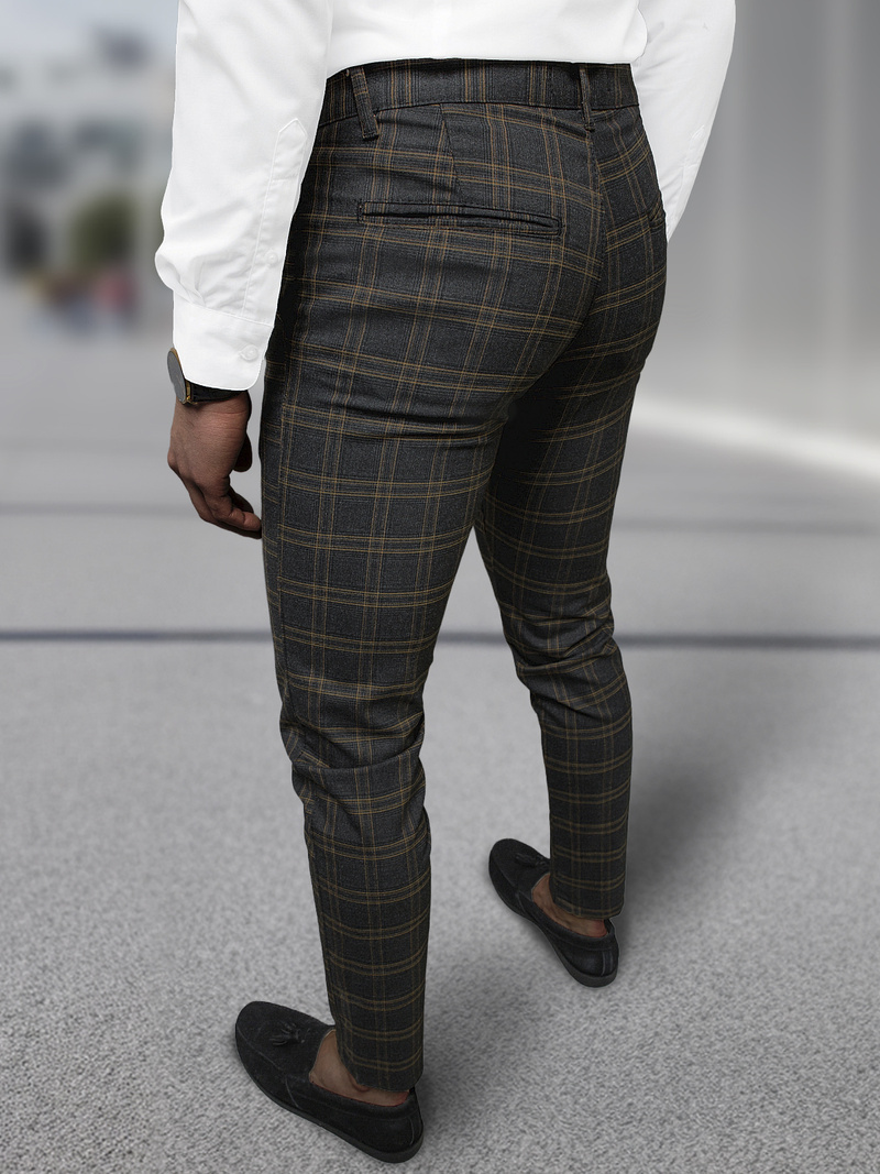 Vīriešu chino bikses grafīta OZONEE DJ/5632