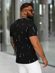 Vīriešu T-krekls Melns OZONEE O/MPO3443